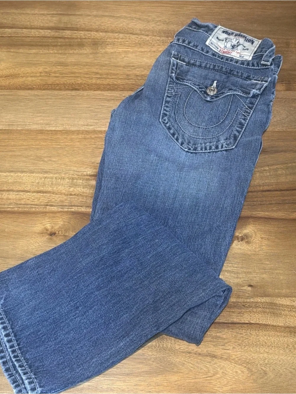 Men’s True Religion Section Straight Sz 30 (32x32) 100% Cotton Flap Pocket